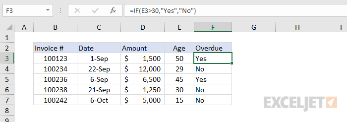 Formula criteria example #1 Formula criteria example #1