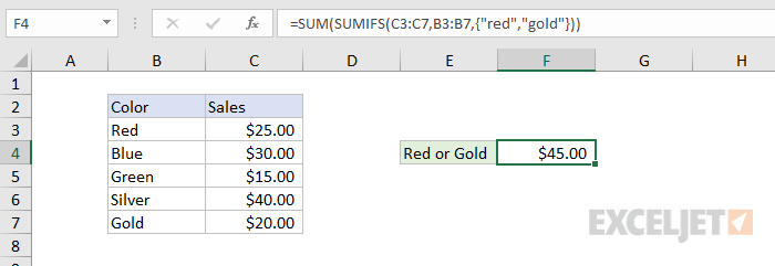 Formula criteria with array constants Formula criteria with array constants