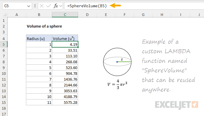 LAMBDA function example LAMBDA function example
