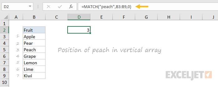 Using MATCH to find position in a vertical range Using MATCH to find position in a vertical range